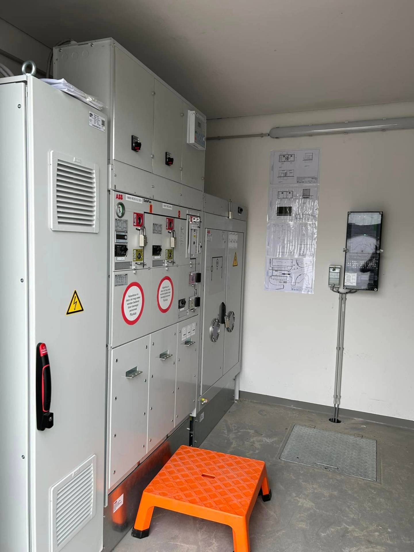 MS-cabine 1250 kVA te Waregem.